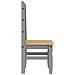 Sedie da Pranzo 2 pz Corona Grigie 42x47x107 cm Legno Massello di Pino - Foto miniatura 2