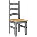 Sedie da Pranzo 2 pz Corona Grigie 42x47x107 cm Legno Massello di Pino - Foto miniatura 8