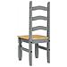 Sedie da Pranzo 2 pz Corona Grigie 42x47x107 cm Legno Massello di Pino - Foto miniatura 9