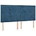 Letto a Molle con Materasso e LED Blu Scuro 180x200 cm - Foto miniatura 2