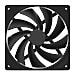 F140Q Case per computer Ventilatore 14 cm Nero 1 pz - Foto miniatura 2