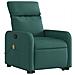 Poltrona Alzapersona Massaggiante Verde Scuro In Tessuto - Foto miniatura 2