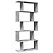Libreria Divisorio 5Piani Grigio Cemento 70x24x161cm Truciolato - Foto miniatura 7