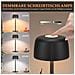 Lampade Da Tavolo Led Wireless, Set Di 2, Dimmerabili Con 3 Temperature Di Colore, Colore Nero - Foto miniatura 3