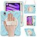 Custodia Per Ipad Mini 6 8.3"" Con Supporto E Tracolla Azzurra - Foto miniatura 1