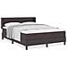Letto box spring con materasso Marrone Scuro 140 x 200 cm - Foto miniatura 4
