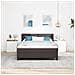 Letto box spring con materasso Marrone Scuro 140 x 200 cm - Foto miniatura 5
