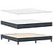 Letto Box Spring con Materasso Nero 100x200 cm in Velluto - Foto miniatura 1