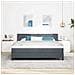 Letto Box Spring con Materasso Nero 100x200 cm in Velluto - Foto miniatura 2
