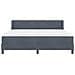 Letto Box Spring con Materasso Nero 100x200 cm in Velluto - Foto miniatura 7