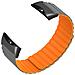 Cinturino Magnetico In Silicone Compatibile Con Garmin Forerunner 45/45s /swim 2 - Vari Colori Grey+orange - Foto miniatura 3