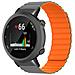 Cinturino Magnetico In Silicone Compatibile Con Garmin Forerunner 45/45s /swim 2 - Vari Colori Grey+orange - Foto miniatura 4