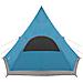 Tenda Teepee con tetto con archiviazione Blu 545 x 450 x 295 cm - Foto miniatura 8