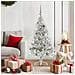 Albero di Natale artificiale con luci integrate Argento 150 cm - Foto miniatura 2