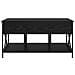 Tavolino da salotto Rovere Nero 100 x 55 x 48.5 cm - Foto miniatura 6