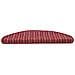 Tappetini per scale autoadesivi 15 pcs Rosso 65 x 21 x 4 cm - Foto miniatura 5