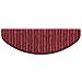 Tappetini per scale autoadesivi 15 pcs Rosso 65 x 21 x 4 cm - Foto miniatura 7