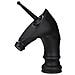 Rubinetto per lavabo da bagno, Blackswan, tipo M284 Unicorn, modello corto nero opaco, misura 20 cm - Foto miniatura 1