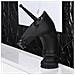 Rubinetto per lavabo da bagno, Blackswan, tipo M284 Unicorn, modello corto nero opaco, misura 20 cm - Foto miniatura 2