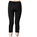 Pantaloni da bagno 3/4 da donna, nero /rosso fenice, taglia 34 - Foto miniatura 2
