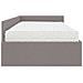 Struttura Letto Angolare con Materasso 2 pcs Talpa Tessuto - Foto miniatura 8