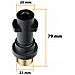 Tubo Alta Pressione 20m Con Ugello Intercambiabile - Compatibile Con Idropulitrici Kärcher K2-k7 | Filettatura M22-bayonet | Max 200 Bar, 60°c - Foto miniatura 7