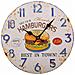 Orologio Da Parete In Legno Bianco D34x2 Cm - Foto miniatura 3