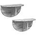 Scaffale da parete 2 pcs Grigio Sonoma 48 x 24 x 24 cm - Foto miniatura 1