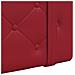 Testata appesa Rosso Vino 190 x 55 x 5 cm Pelle Sintetica - Foto miniatura 8
