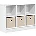 Credenza con cassetto Bianco 73,5 x 22,5 x 53,5 cm - Foto miniatura 1