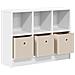 Credenza con cassetto Bianco 73,5 x 22,5 x 53,5 cm - Foto miniatura 5