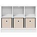 Credenza con cassetto Bianco 73,5 x 22,5 x 53,5 cm - Foto miniatura 6