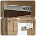 Mobiletto da notte a muro con cassetto 2 pcs Rovere Artigianale - Foto miniatura 8