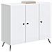 Credenza Bianco 89 x 34,5 x 80 cm Legno ingegnerizzato - Foto miniatura 3