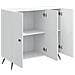 Credenza Bianco 89 x 34,5 x 80 cm Legno ingegnerizzato - Foto miniatura 5