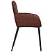 Sedie da pranzo 6 pcs Similpelle Marrone Lucido 57 x 50 x 85 cm - Foto miniatura 4
