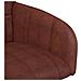 Sedie da pranzo 6 pcs Similpelle Marrone Lucido 57 x 50 x 85 cm - Foto miniatura 6