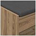 Panca per scarpe con cuscino Rovere Artigianale 83 x 38 x 45 cm - Foto miniatura 7