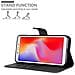Custodia Compatibile Con Xiaomi Redmi 6a In Nero Carbone - Coperchio Protettiva Con Chiusura Magnetica, Funzione Stand E Tasca Per Le Carte - Foto miniatura 2