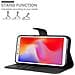 Custodia Compatibile Con Xiaomi Redmi 6a In Nero Carbone - Coperchio Protettiva Con Chiusura Magnetica, Funzione Stand E Tasca Per Le Carte - Foto miniatura 5
