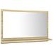 Specchio da Bagno Rovere Sonoma 60x10,5x37 cm Legno Multistrato - Foto miniatura 2