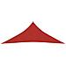 Vela Parasole 160 g / m² Rossa 4,5x4,5x4,5 m in HDPE - Foto miniatura 3