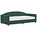 Divano Letto Con Materasso Verde Scuro 100x200 Cm In Velluto - Foto miniatura 1