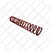 Molla Mt4 Costa / Mt4,5 / Mt5 / Mt4 Siepe Per Barriera Ricambio 7210745 - Foto miniatura 1