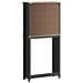 Mobile Per Lavatrice Berg Nero 76x27x164,5cm Legno Massello - Foto miniatura 3