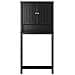 Mobile Per Lavatrice Berg Nero 76x27x164,5cm Legno Massello - Foto miniatura 6