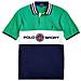 Polo Tre Bottoni Polo Sportiva Cromo Multi Colore Oceano Tg S - Foto miniatura 1