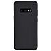 Cover Per Galaxy S10e In Silicone Rigido Morbido Al Tatto, Nero - Foto miniatura 1