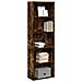 Libreria Rovere Fumo 60x30x189 Cm In Legno Multistrato - Foto miniatura 1