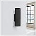 Lampada Da Parete Karbon 20 Nero Sl. 1649 - Minimalista Lampada Da Parete Nero 20x6.5x8.5 Cm - Foto miniatura 4